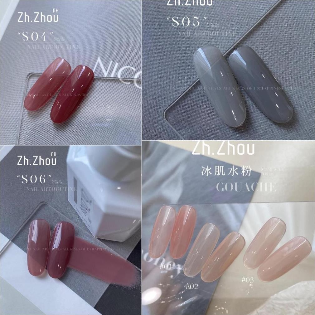 Sơn thạch Zhou cao cấp, Sơn thạch hồng nude, sơn thạch ghi xám, sơn thạch cao cấp
