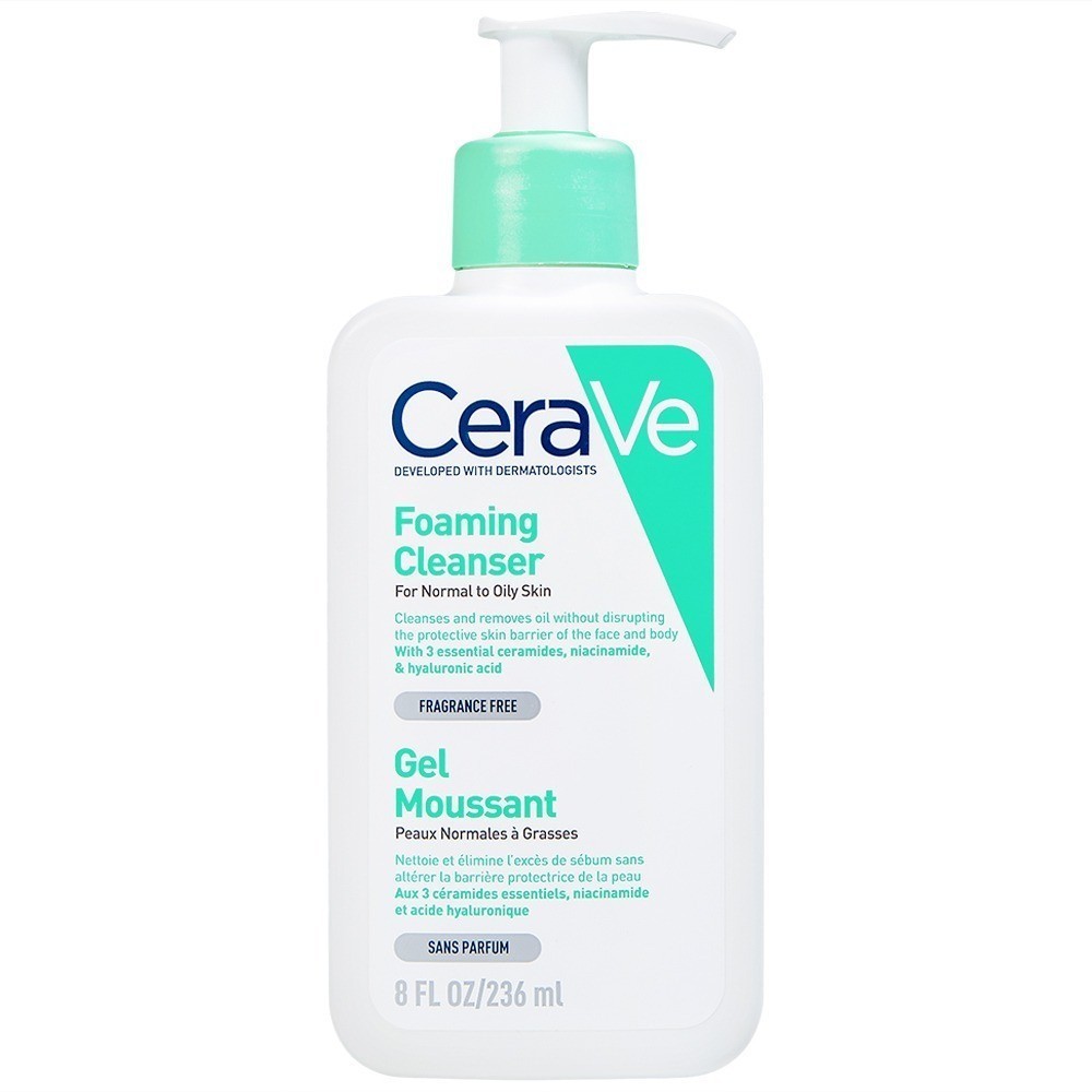 Sữa Rửa Mặt Cerave Cho Da Dầu, Da Khô, Da Nhạy Cảm
