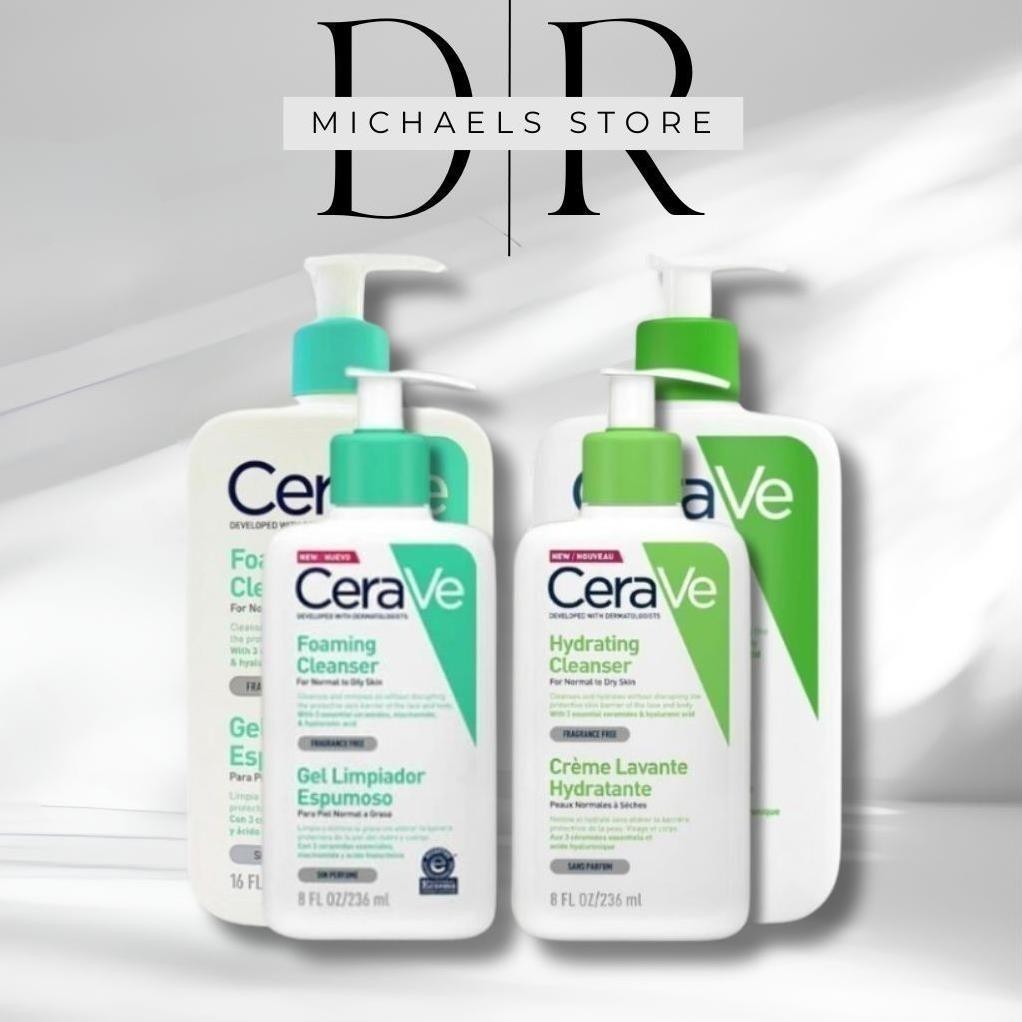 Sữa Rửa Mặt Cerave Cho Da Dầu Da Nhậy Cảm Bản Pháp Có Bill 236 ML - 473ML