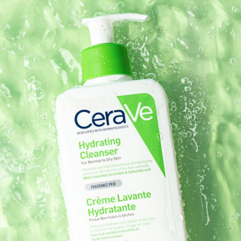 Sữa Rửa Mặt CeraVe Foaming Cleanser 236ml Chính Hãng Cho Da Dầu, Da Khô, Mụn Nhạy Cảm