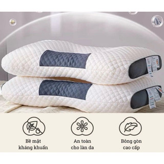 Gối công thái học nhập khẩu chống đau mỏi vai gáy hàng loại 1 1kg/1 chiếc