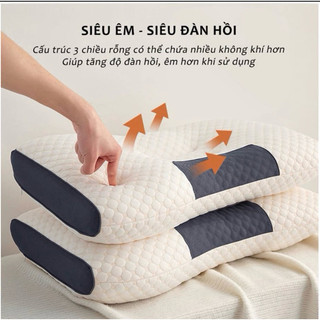 Gối công thái học nhập khẩu chống đau mỏi vai gáy hàng loại 1 1kg/1 chiếc