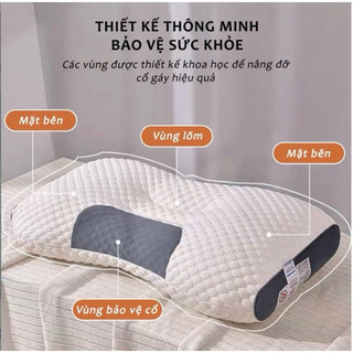 Gối công thái học nhập khẩu chống đau mỏi vai gáy hàng loại 1 1kg/1 chiếc