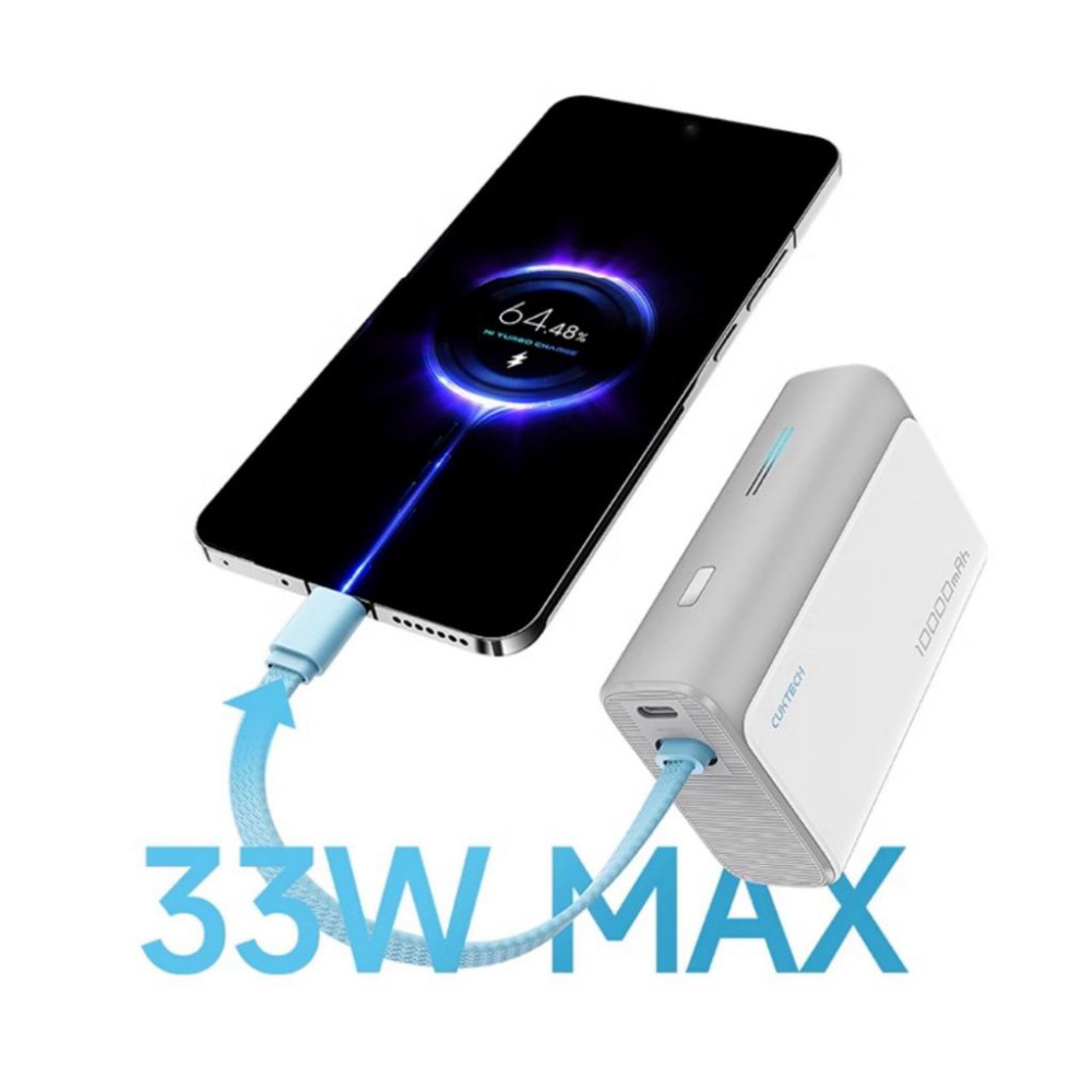 Sạc Dự Phòng Cuktech 10000mAh LPB100 1C1A 33w PD3.0/PPS/QC3.0  - Bảo Hành 18 Tháng | BigBuy360 - bigbuy360.vn