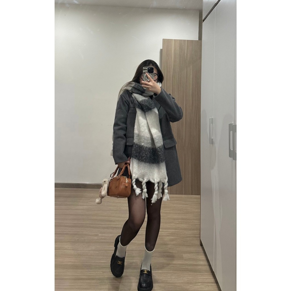 Áo dạ blazer Chililuu áo dạ form giấu quần sang chảnh Hàn Quốc