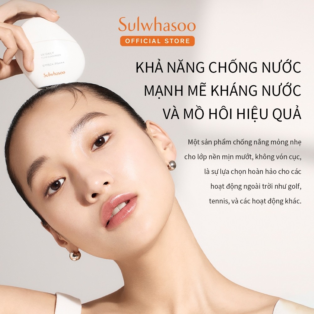 Ảnh Sữa Chống Nắng Kiềm Dầu Kháng Nước Sulwhasoo UV Daily Fluid Sunscreen 50ML 4