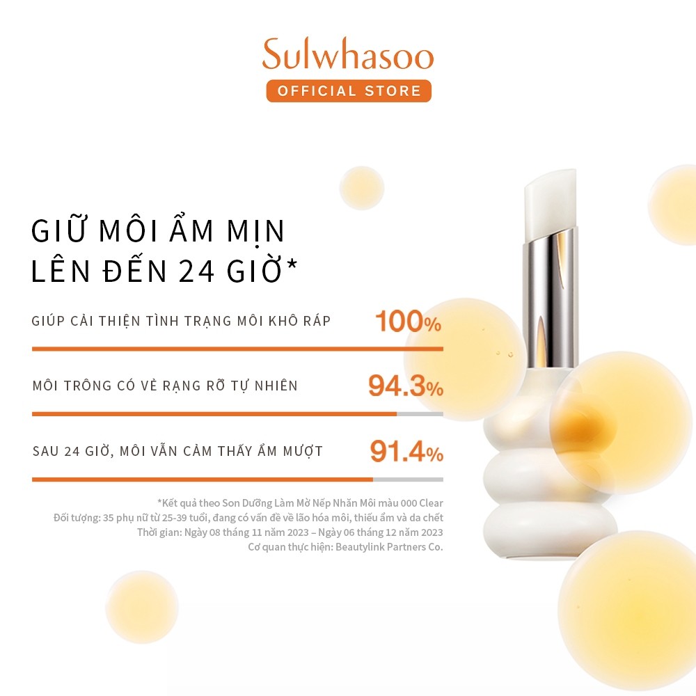 Ảnh Son Dưỡng Làm Mờ Nếp Nhăn Môi Sulwhasoo Glowing Lip Balm 3G 1