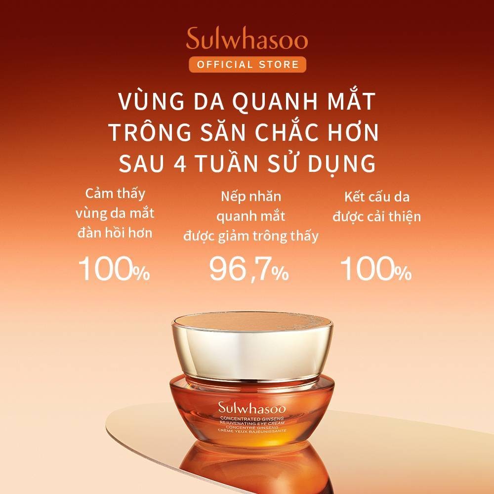 Ảnh Kem Dưỡng Mắt Dưỡng Da Săn Chắc Sulwhasoo Concentrated Ginseng Rejuvenating Eye Cream 15ml 2