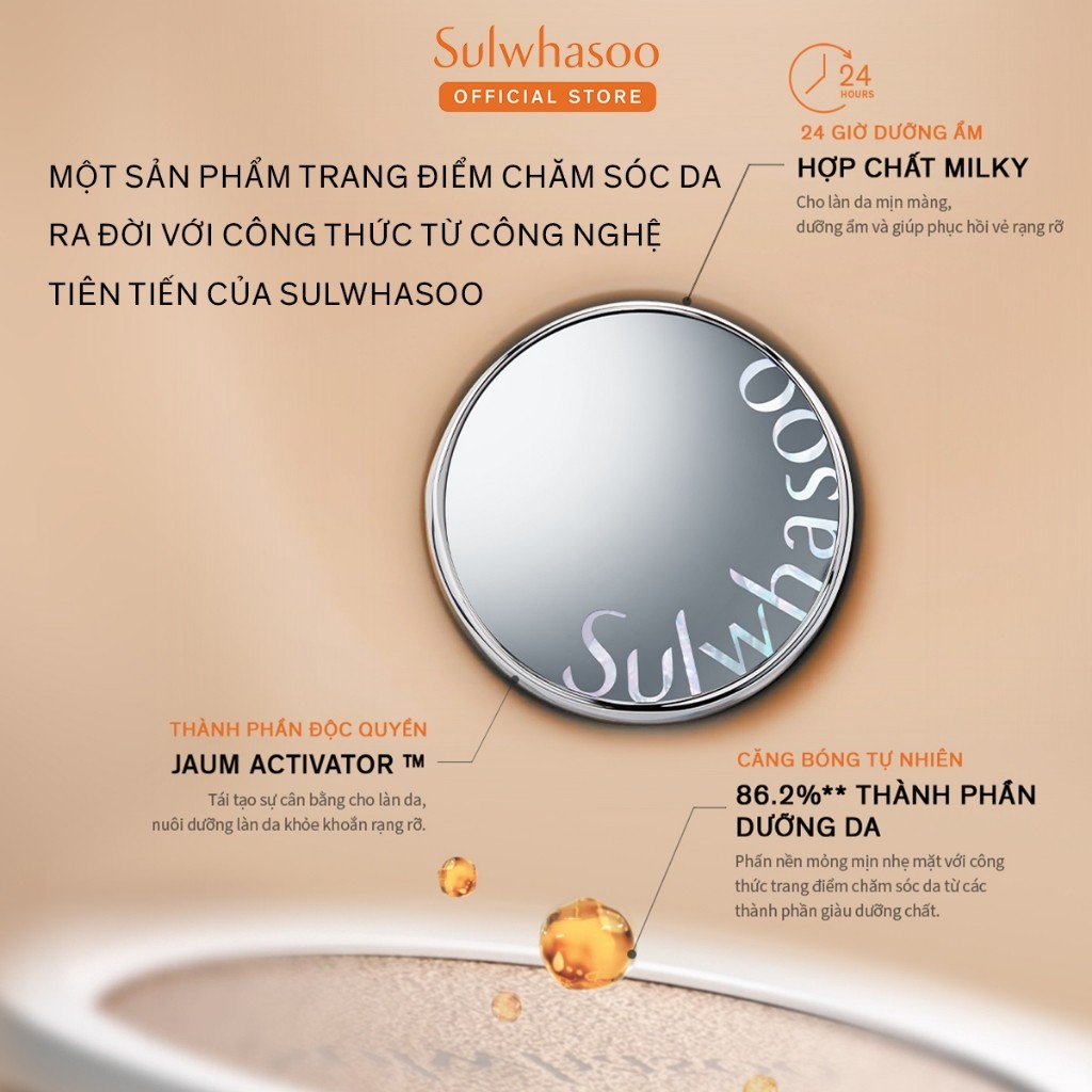 Ảnh Phấn Nước Trang Điểm Mỏng Nhẹ 5G - Sulwhasoo Perfecting Cushion Airy 2