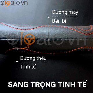 Bọc vô lăng D cut Volkswagen Teramont volang Dcut da cacbon cao cấp - OTOALO