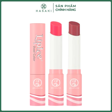 Combo 2 Son Dưỡng LipIce Hiệu Chỉnh Sắc Môi - Hồng Cam + Hồng Đất 2.4g Hasaki Sản Phẩm Chính Hãng