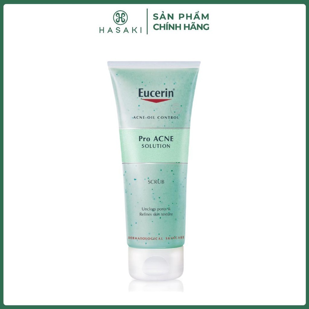 Tẩy Tế Bào Chết Eucerin Dành Cho Da Mụn Pro ACNE Solution Scrub 100ml