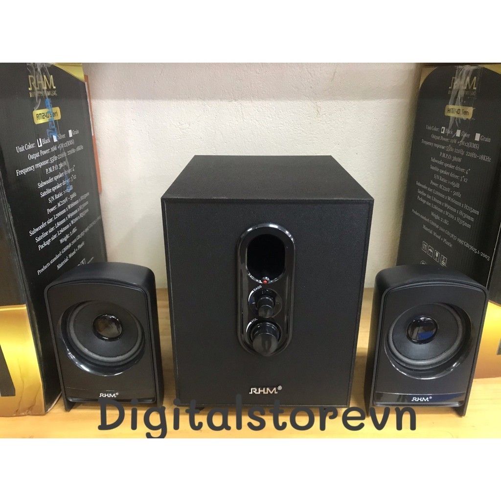 [Chính Hãng] Bộ loa vi tính 2.1 RHM RM240 và RM240 BT (kết nối ...