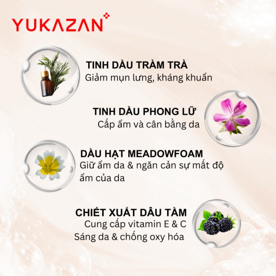 Ảnh Sữa Tắm Dưỡng Ẩm Kháng Khuẩn Yukazan Hương Nước Hoa 1000ml 4