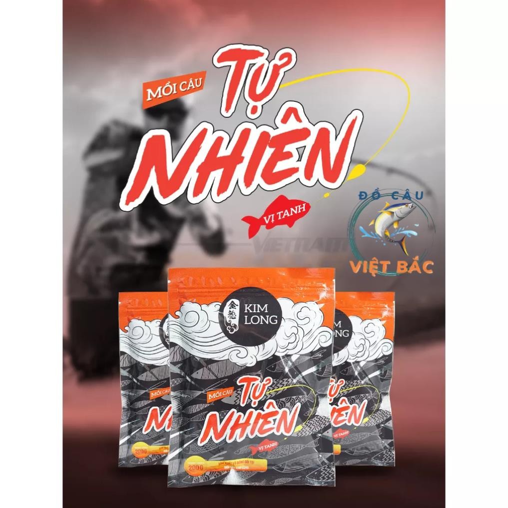 Mồi Câu Tự Nhiên Kim Long Mồi Câu Cá Vị Thơm Vị Tanh Siêu Nhạy  - shopTin