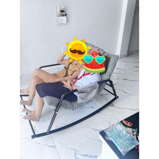 Ghế bập bênh đôi nghỉ ngơi ghế lười đọc sách xả stress hàng nhập khẩu