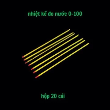 [Combo 10 Cái ] Nhiệt Kế Thuỷ Ngân Đo Nhiệt Độ Nước 0-100 Độ - Cây Đo Nhiệt Độ Nước