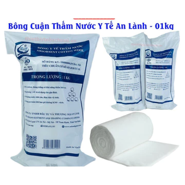 Bông Gòn Thấm Nước Y Tế | Bông Cuộn Y Tế An Lành 01kg