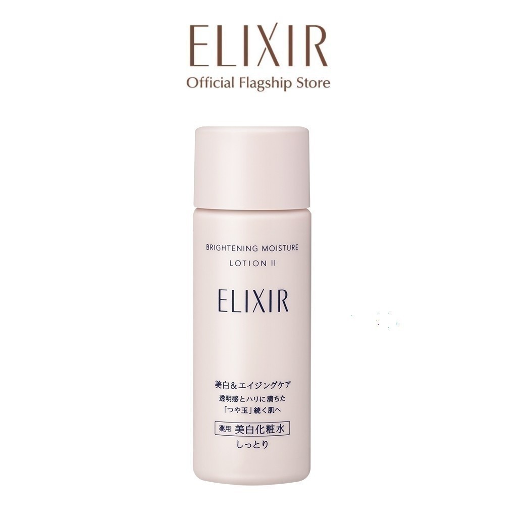 (Hàng Tặng Không Bán) Nước cân bằng trắng da ngăn ngừa lão hóa Elixir Brightening Moisture Lotion TII 18ML