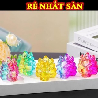 (LOẠI 1) Tượng Hồ Ly 9 Đuôi Thủy Tinh Pha Lê Cực Đẹp , Trang Trí , Mang Ý Nghĩa Tài Lộc Bình An