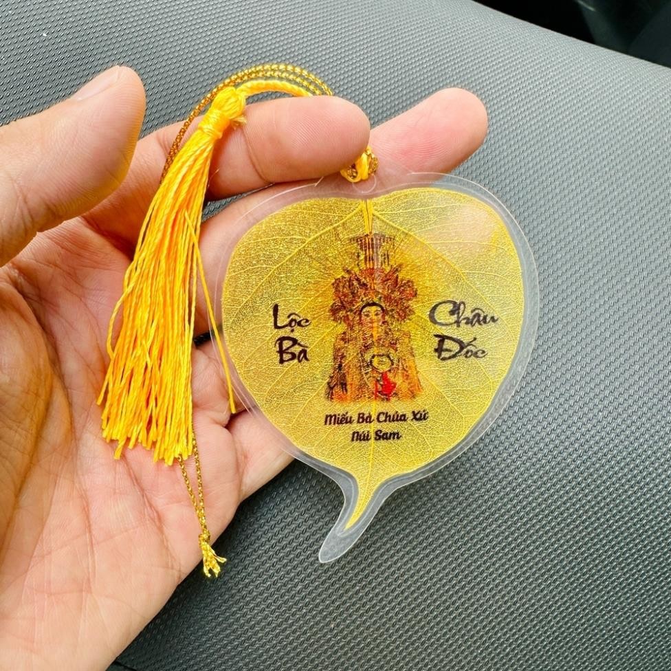[SP LOẠI 1] Lá Tự Nhiên 100.% - Lá Bồ Đề Vía Bà Chúa Xứ Châu Đốc trang trí phong thủy, xin lộc làm ăn