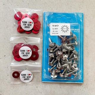[TẶNG full L.đền đỏ] Combo bộ ỐC DÀN ÁO, ốc áo Salaya - Thái V2 cho Dr,Wave,Futurled,Ex,Sirius...