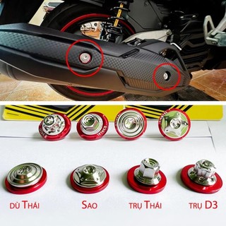 [CHÍNH HÃNG] Combo 2 ỐC ỐP PÔ cho các loại xe
