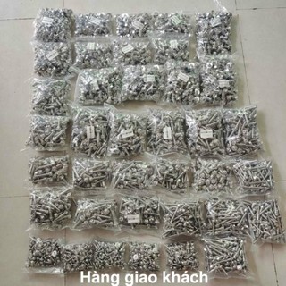 [Tặng l.đền lốc] Ốc lốc máy 6li trụ Thái,Salaya INOX 304 (Ốc Salaya 6li đầu trụ Thái D3 từ 10mm tới 110mmm)