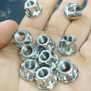 [Loại 1] Tán hở 6li 8li 10li 12li, tán Salaya INOX 304 cho xe máy