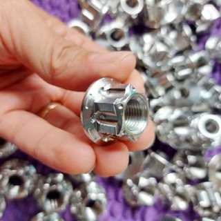 [Loại 1] Tán hở 6li 8li 10li 12li, tán Salaya INOX 304 cho xe máy