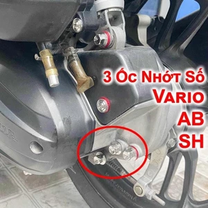 COMBO 3 Ốc Salaya gắn ốc nhớt láp xe tay ga Honda - INOX304