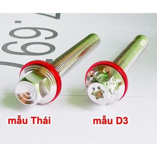 [Tặng kèm L.Đền] Combo ốc treo pô,gắn pô Vario AB, SH,EXCITER 135... (INOX 304 )