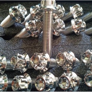 [Tặng kèm L.Đền] Combo ốc treo pô,gắn pô Vario AB, SH,EXCITER 135... (INOX 304 )