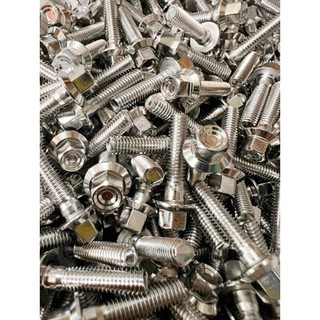 [Tặng kèm L.Đền] Combo ốc treo pô,gắn pô Vario AB, SH,EXCITER 135... (INOX 304 )
