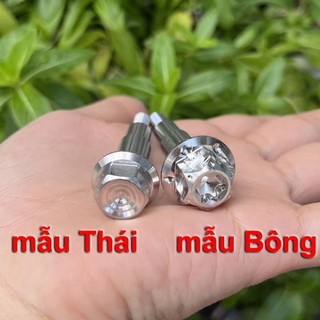 [Loại 1] Ốc tay thắng Salaya xe tay ga Vision/AB125 - ốc salaya 10li inox 304 (Tặng kèm long đền)