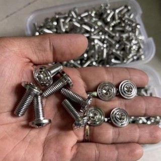 [CHÍNH HÃNG] Ốc đĩa Salaya INOX 304, Ốc đĩa 6li15 8li20 8li25 gắn đĩa các dòng xe