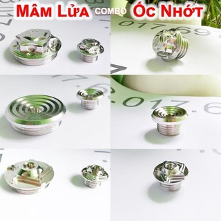 [CHÍNH HÃNG] ỐC MÂM LỬA, walang, Nút đền, Ốc nhớt Salya, Thái V2 mẫu mới 2025 - Dr/Wave,Sirius,Vario,Exciter,AB,SH...