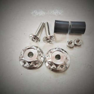 [MẪU 2025] Cặp gù tay lái xe máy (Gù inox 304 gia công CNC sắc nét)