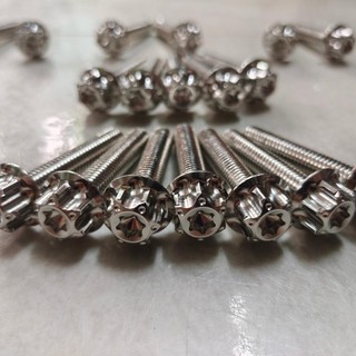 [Tặng kèm L.đền] COMBO 2 Ốc chân phuộc Sirius, treo pô Ex nhỏ, Ex 4 số - Inox304