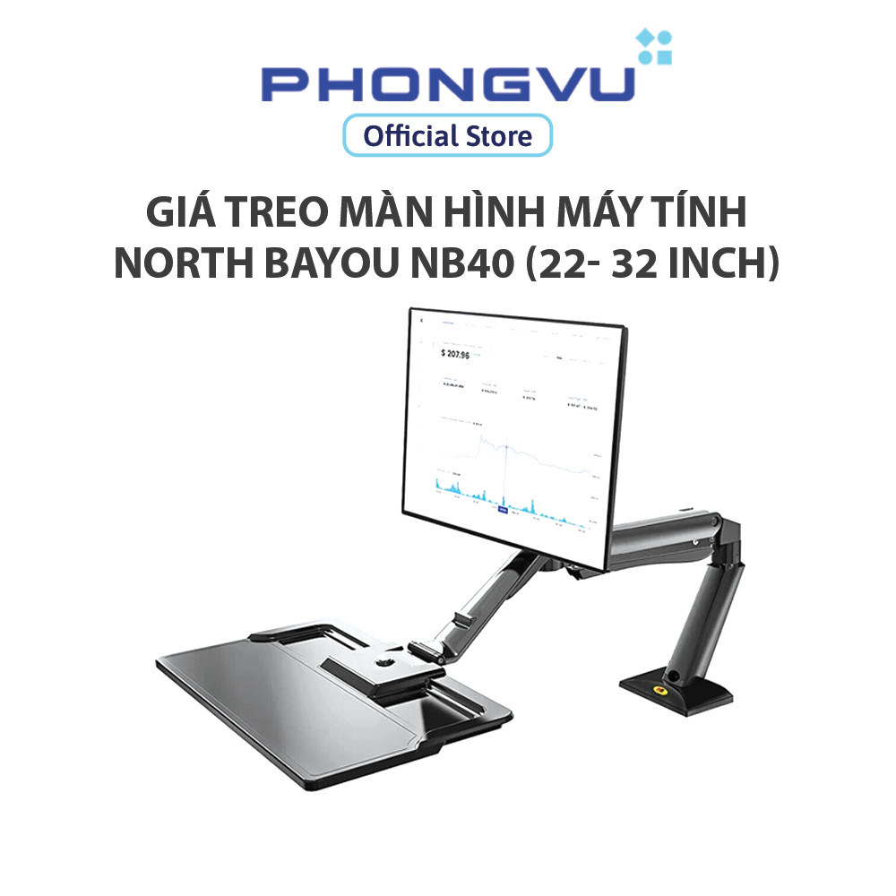 Giá treo màn hình máy tính North Bayou NB40 (22- 32 inch) - Bảo hành 12 ...
