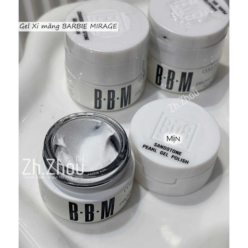 GEl xi măng barbie mirage, gel xi măng thạch cao, gel xi măng sần, gel xi măng mịn