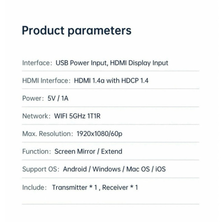 Bộ dây HDMI không dây chính hãng SmartK