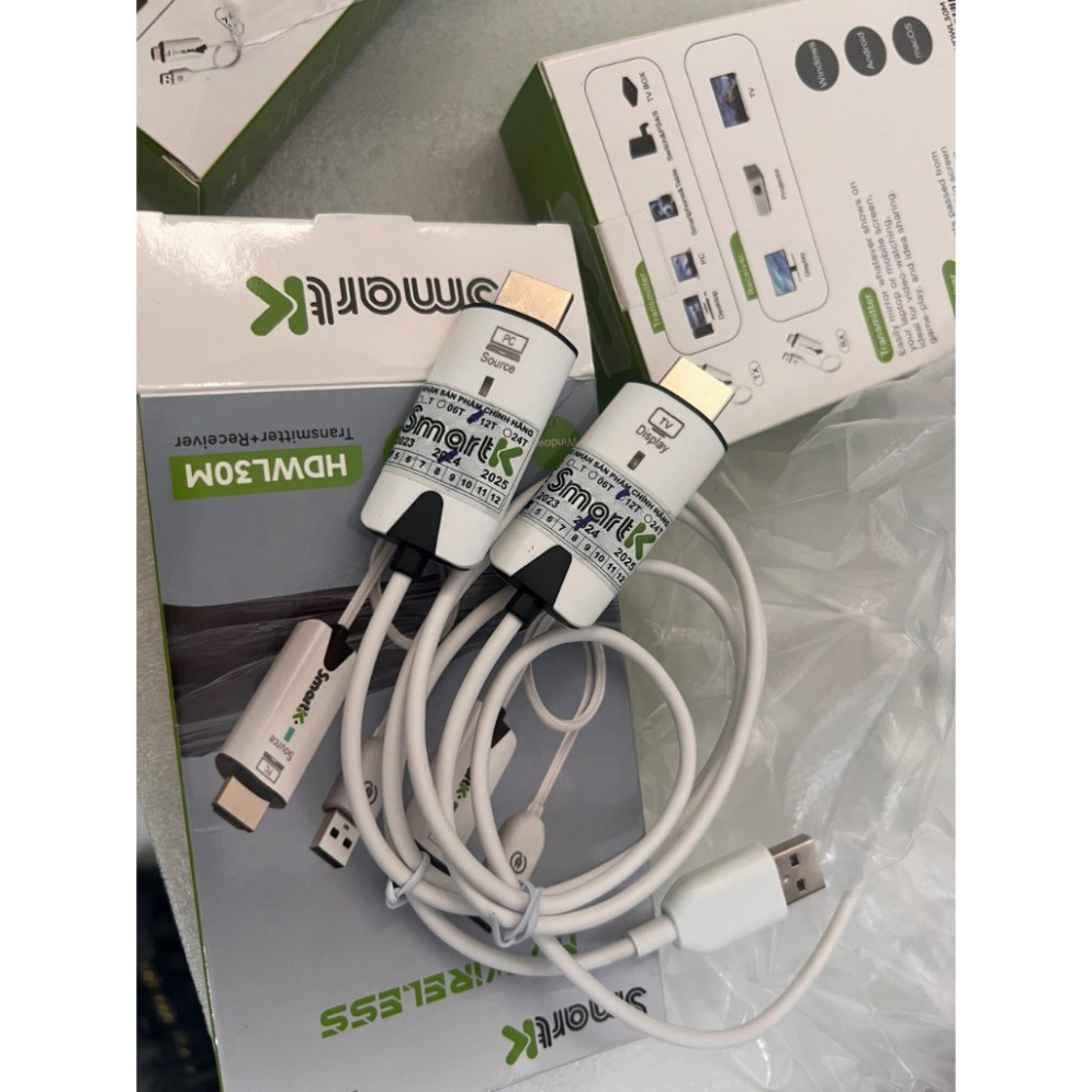HDMI không dây SmartK chính hãng model mới nhất 2026