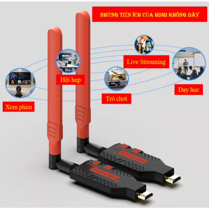 HDMI không dây 150M Full HD 1080 60Hz sử dụng được nhiều tivi (150ALL)