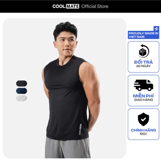 Áo Tanktop Gym thể thao Essentials I vải Mesh Peach thấm hút mồ hôi