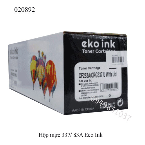 Hộp mực 337/ 83A Eco Ink - HP Pro M127fn/ Canon 151/211/212 MF237DW ...