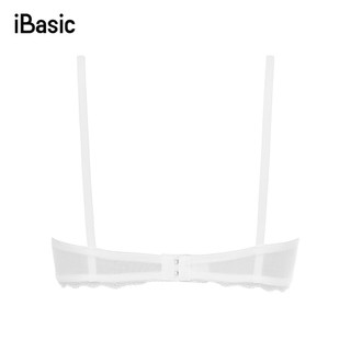 Áo ngực iBasic không gọng mút mỏng phối ren cotton USA kháng khuẩn BRAY052