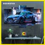 Bộ 5 Tấm Tranh Tráng Gương Ghép Decor SIÊU XE - FERRARI - BUGATTI - LAMBORGHINI Dán Tường Kèm Keo 3M siêu bám dính
