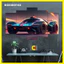 Bộ 5 Tấm Tranh Tráng Gương Ghép Decor SIÊU XE - FERRARI - BUGATTI - LAMBORGHINI Dán Tường Kèm Keo 3M siêu bám dính