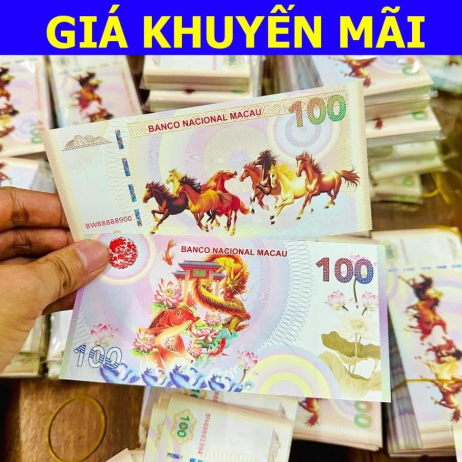 Tiền Phong Thủy Mã Đáo Thành Công Macau Kỷ Niệm Niệm Hình Con Ngựa Có Bảo An Siêu Đẹp - Biếu Tặng